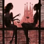 Barcelona Pink Filter by Jordi Labanda. Art print. 